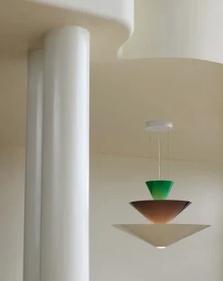 & Tradition Suspensions-Gio LN15 suspension lamp, Luca Nichetto Vert