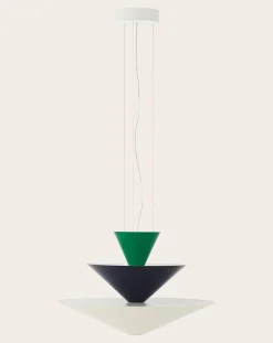 & Tradition Suspensions-Gio LN14 suspension lamp, Luca Nichetto Vert