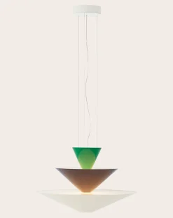 & Tradition Suspensions-Gio LN14 suspension lamp, Luca Nichetto Vert