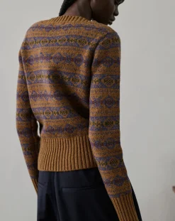 Soeur Pulls, Gilets-Gipsyj Merino Wool Sweater Camel