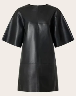Soeur Robes, Jupes-Gisele Leather Dress Noir