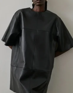 Soeur Robes, Jupes-Gisele Leather Dress Noir