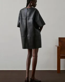 Soeur Robes, Jupes-Gisele Leather Dress Noir