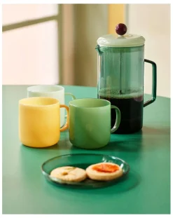 Hay Tasses, Théières-Glass Coffee Maker Bleu