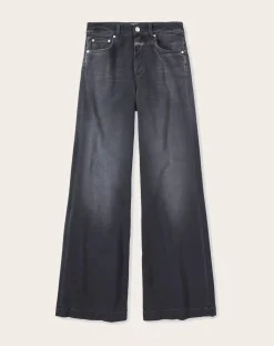 Closed Pantalons, Jeans-Glow Up flare jeans in cotton Gris foncé