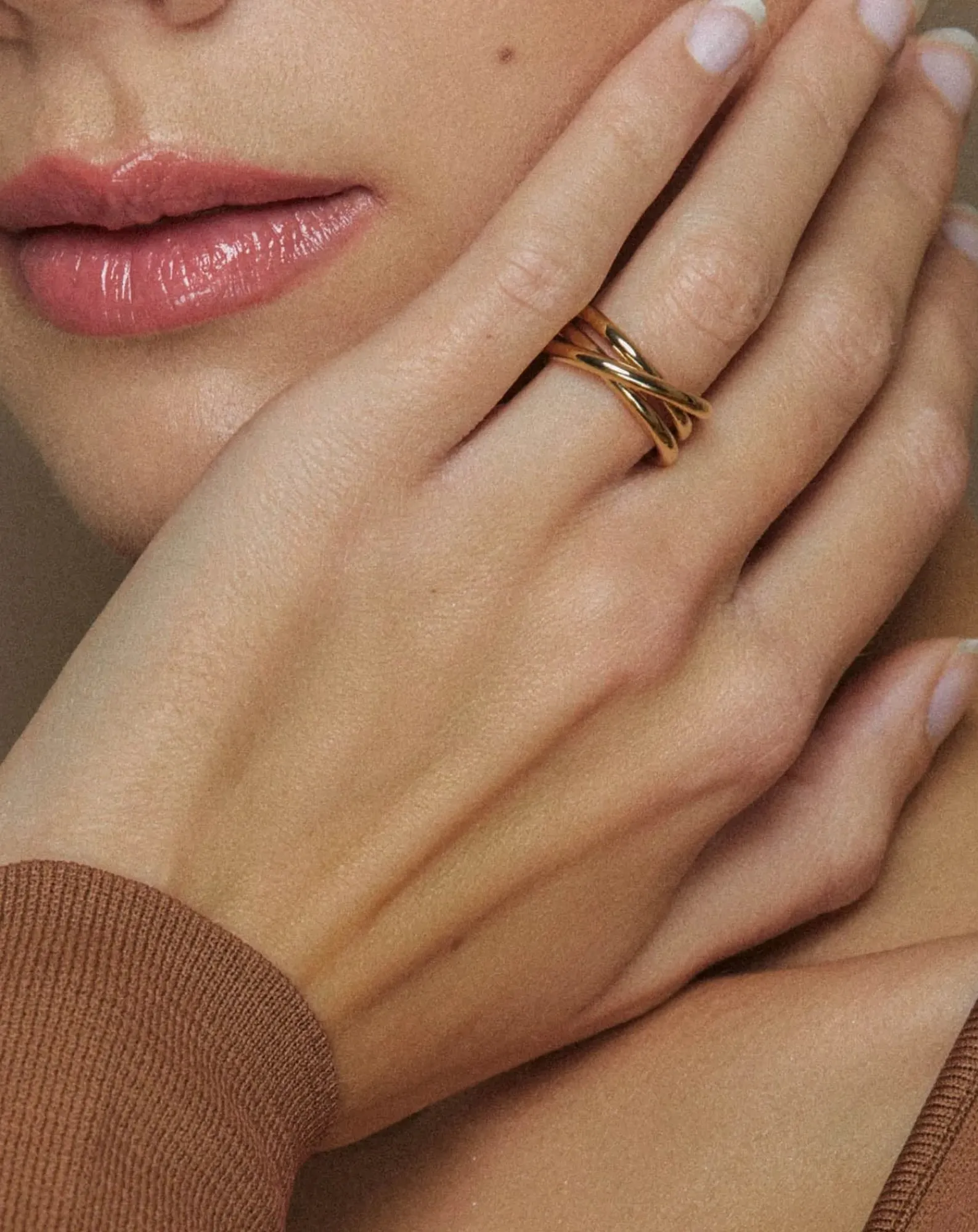 Mayrena Bagues-Gold-plated La Passionnée ring Doré