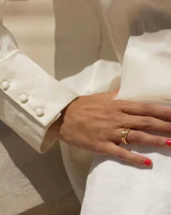 Mayrena Bagues-Gold-plated La Passionnée ring Doré