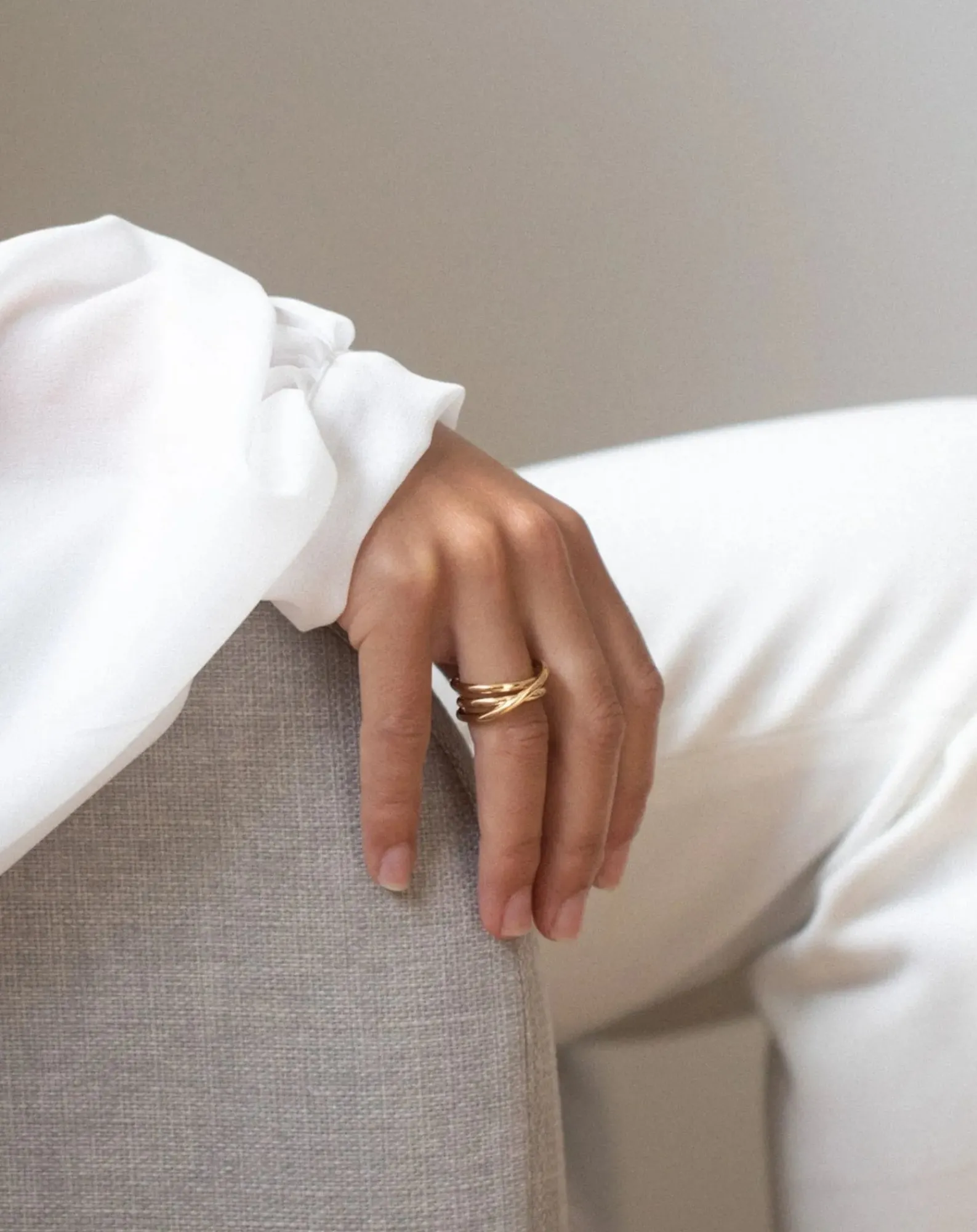 Mayrena Bagues-Gold-plated La Passionnée ring Doré