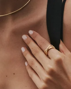 Mayrena Bagues-Gold-plated La Passionnée ring Doré