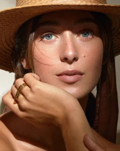 Mayrena Bagues-Gold-plated L'Audacieuse ring Doré