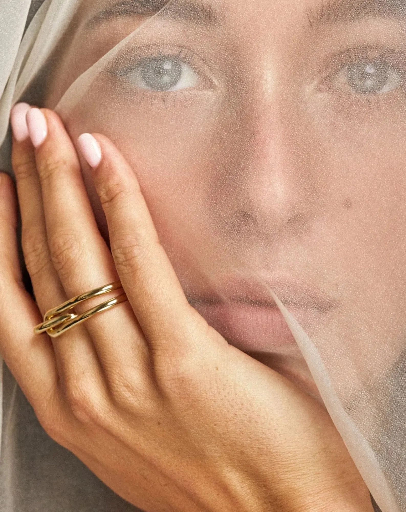 Mayrena Bagues-Gold-plated L'Audacieuse ring Doré