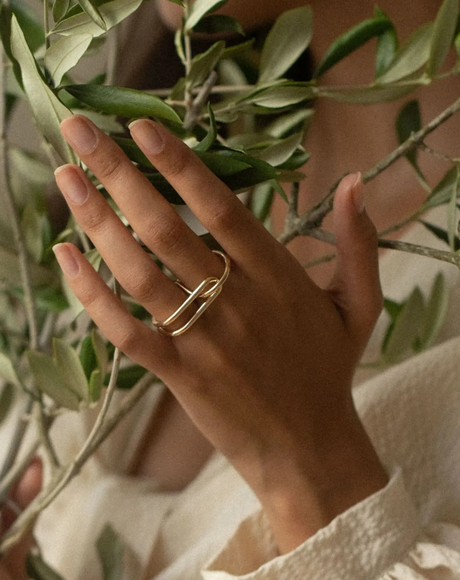 Mayrena Bagues-Gold-plated L'Audacieuse ring Doré