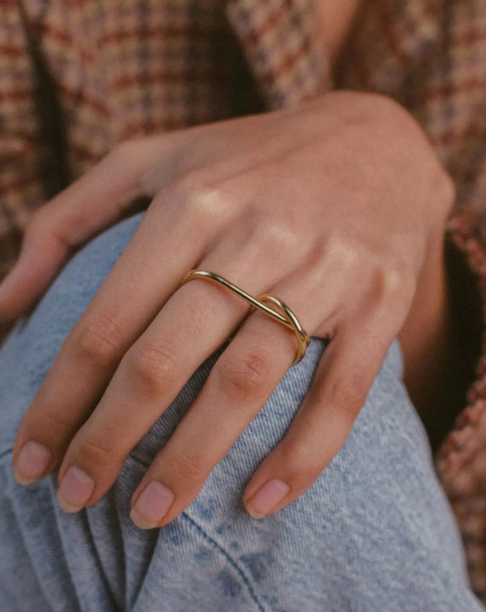 Mayrena Bagues-Gold-plated L'Audacieuse ring Doré