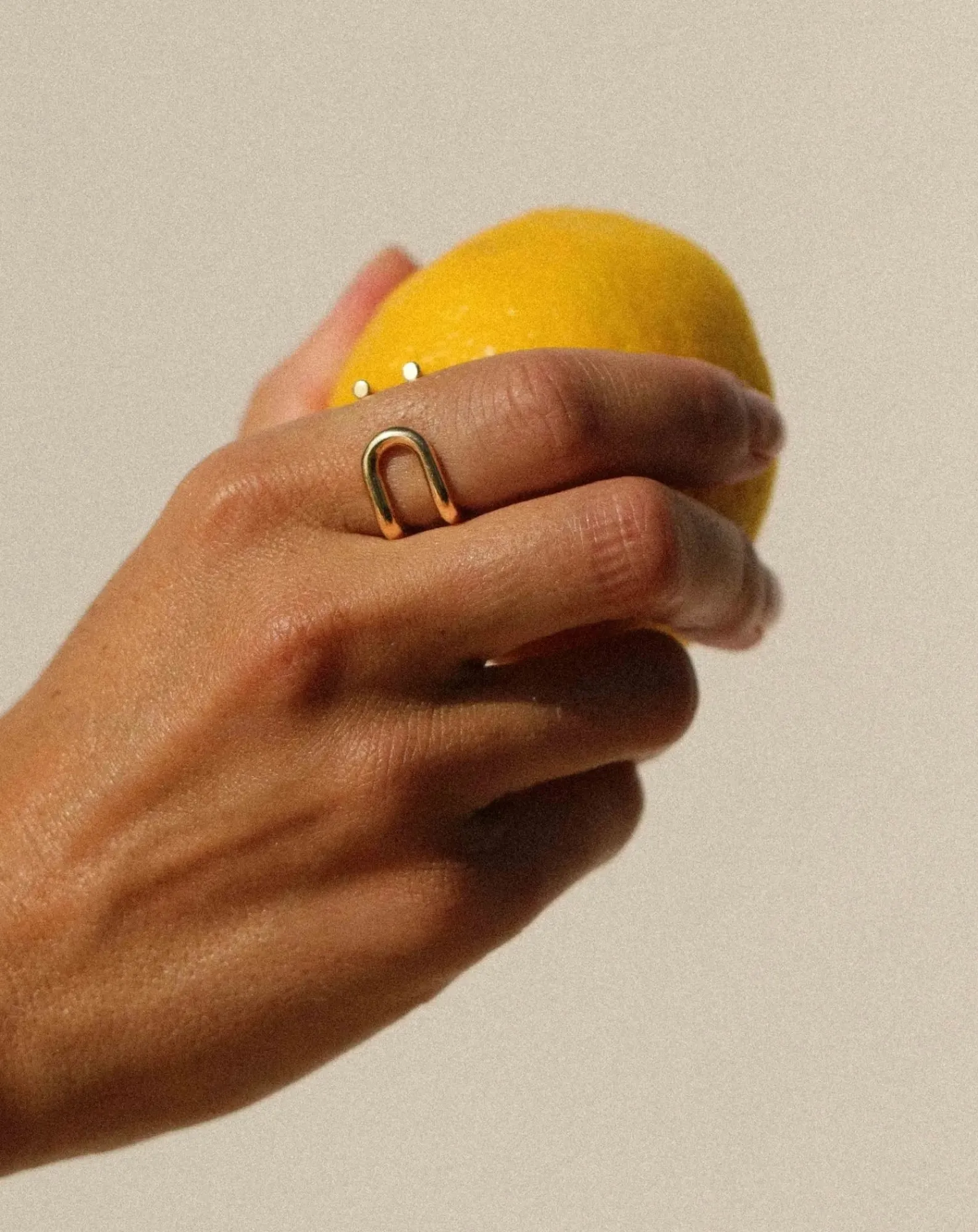 Mayrena Bagues-Gold-plated L'Origine ring Doré