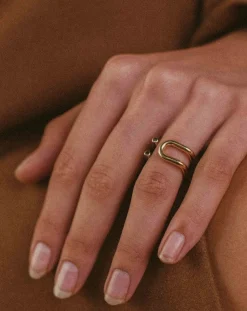 Mayrena Bagues-Gold-plated L'Origine ring Doré