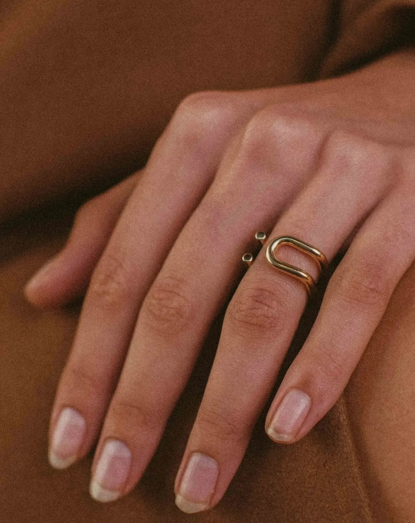 Mayrena Bagues-Gold-plated L'Origine ring Doré