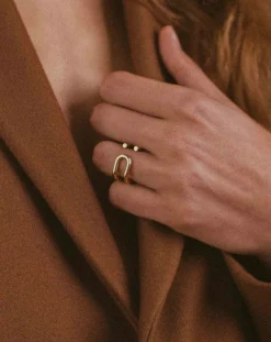 Mayrena Bagues-Gold-plated L'Origine ring Doré