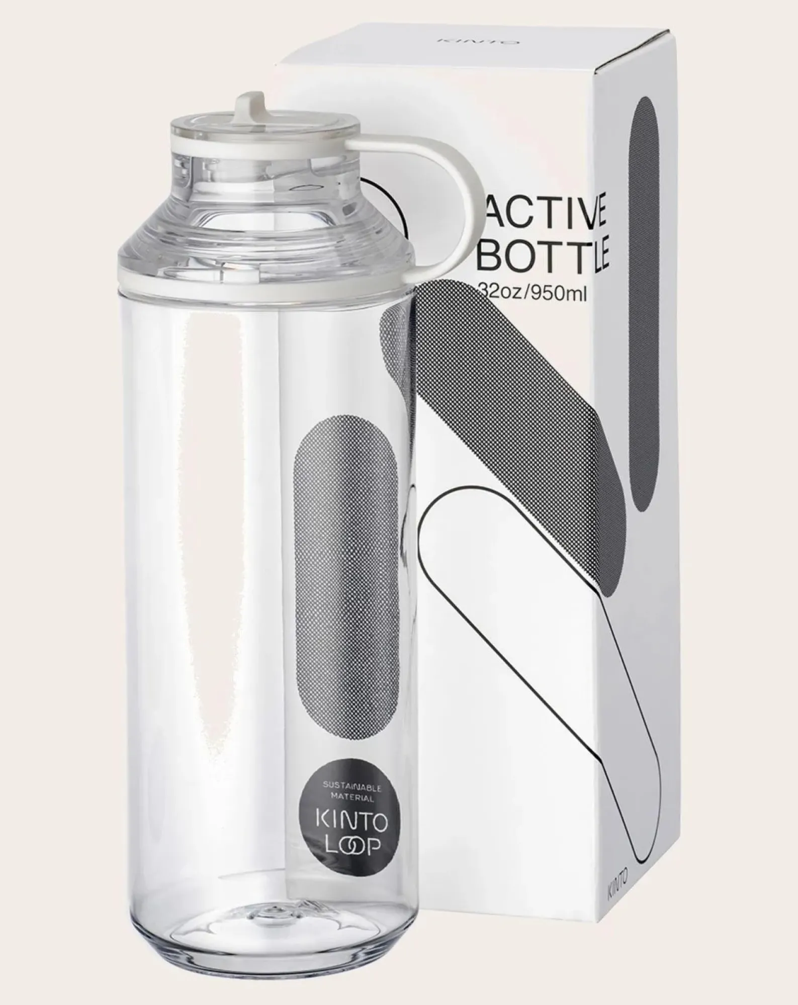 Kinto Gourdes, Lunch-Box-Gourde Active - 950 ml Transparent