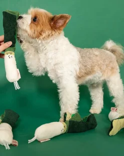 The Furry Folks Accessoires Animaux-Green Onion digging toy Vert