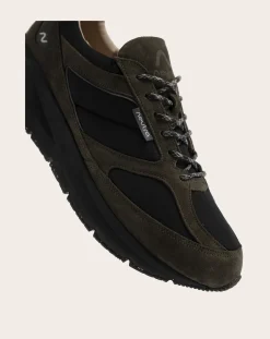 Neutra Baskets-Hakone V.2 Ristop RV2006-010 Lace-Up Sneakers Vert kaki