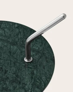 & Tradition Tables, Bureaux-Halten SH9 side table, Sebastian Herkner Marbré vert