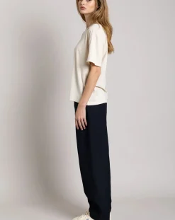 Smallable Woman Tee-Shirts, Tops-Hana organic cotton T-shirt Crème