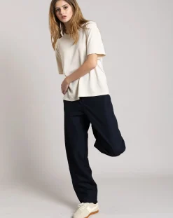 Smallable Woman Tee-Shirts, Tops-Hana organic cotton T-shirt Crème