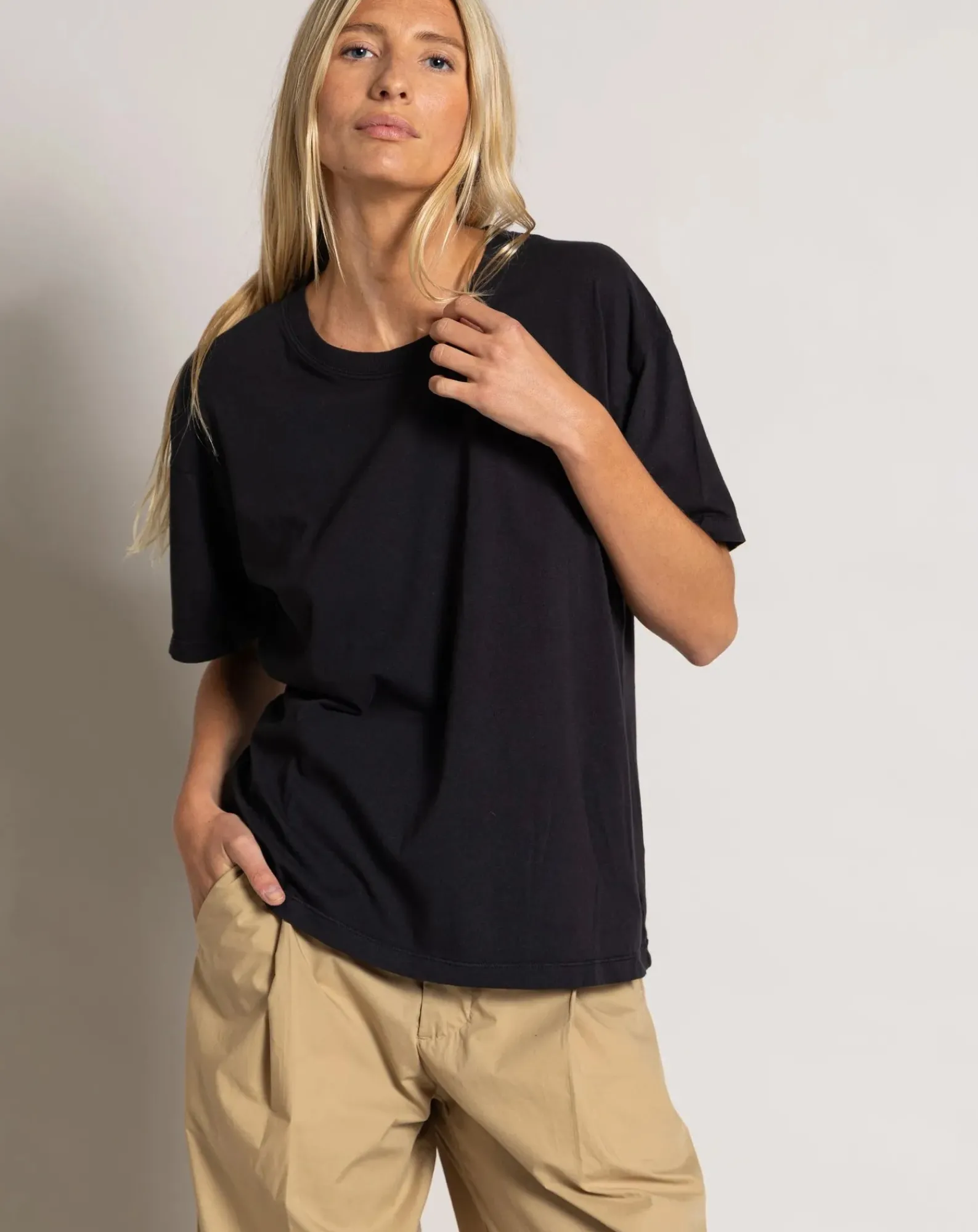 Smallable Woman Tee-Shirts, Tops-Hana organic cotton T-shirt Noir