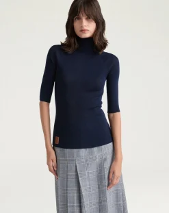 Momoni Pulls, Gilets-Hardy Merino Wool Sweater Bleu nuit