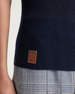 Momoni Pulls, Gilets-Hardy Merino Wool Sweater Bleu nuit