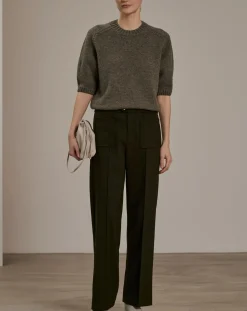 Soeur Pantalons, Jeans-Harry Laine Vierge Trousers Kaki foncé