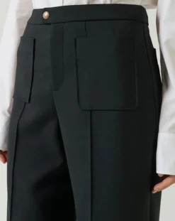 Soeur Pantalons, Jeans-Harry Laine Vierge Trousers Noir