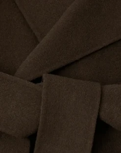 Soeur Vestes, Manteaux-Harvard Coat Wool Brun kaki
