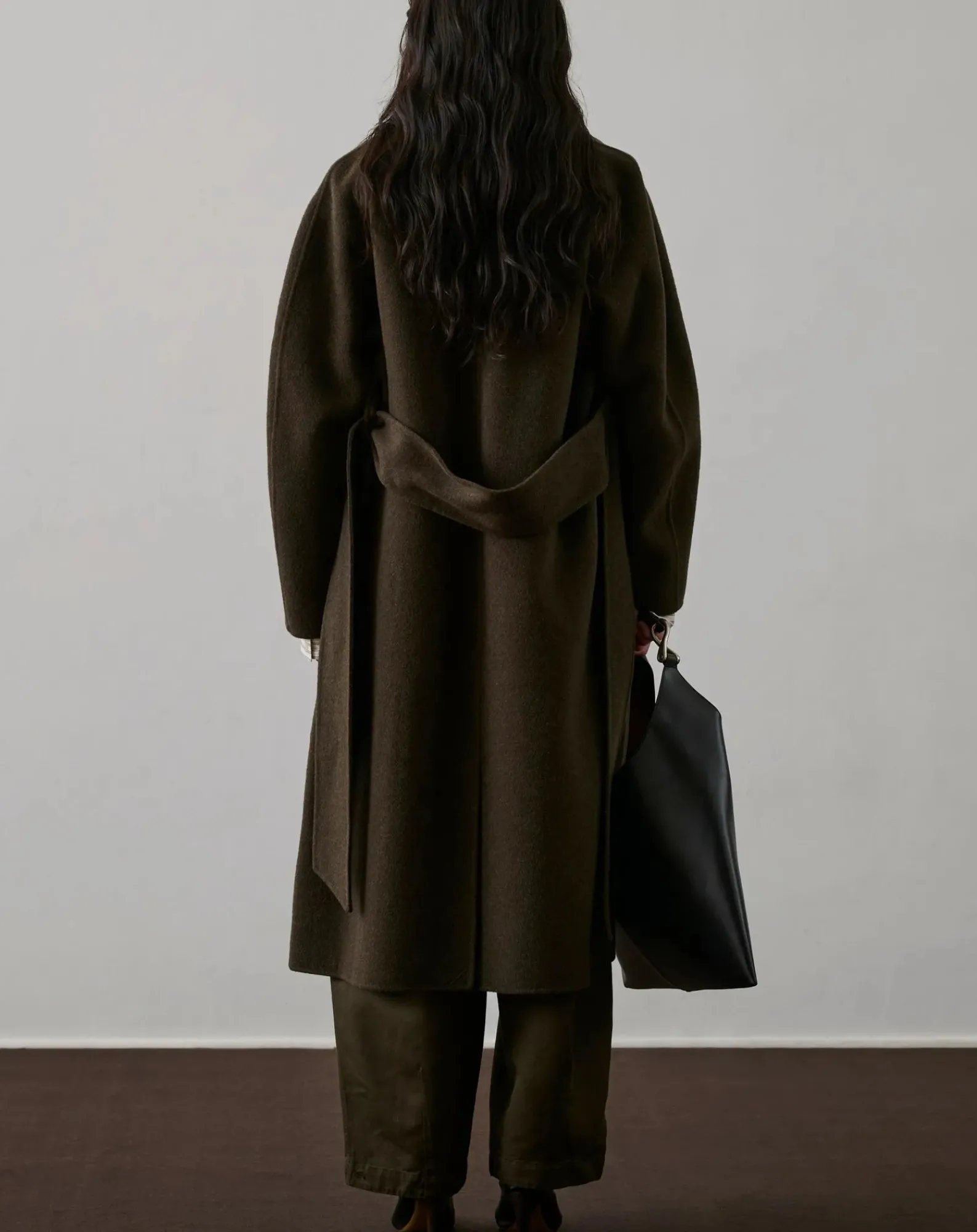 Soeur Vestes, Manteaux-Harvard Coat Wool Brun kaki