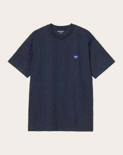 Carhartt WIP Tee-Shirts, Polos-Heart II Hartt organic cotton T-shirt Bleu foncé