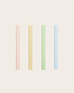 Hay Bougies, Senteurs-Hexagon Fresh Candles - Set of 4 Multicolore