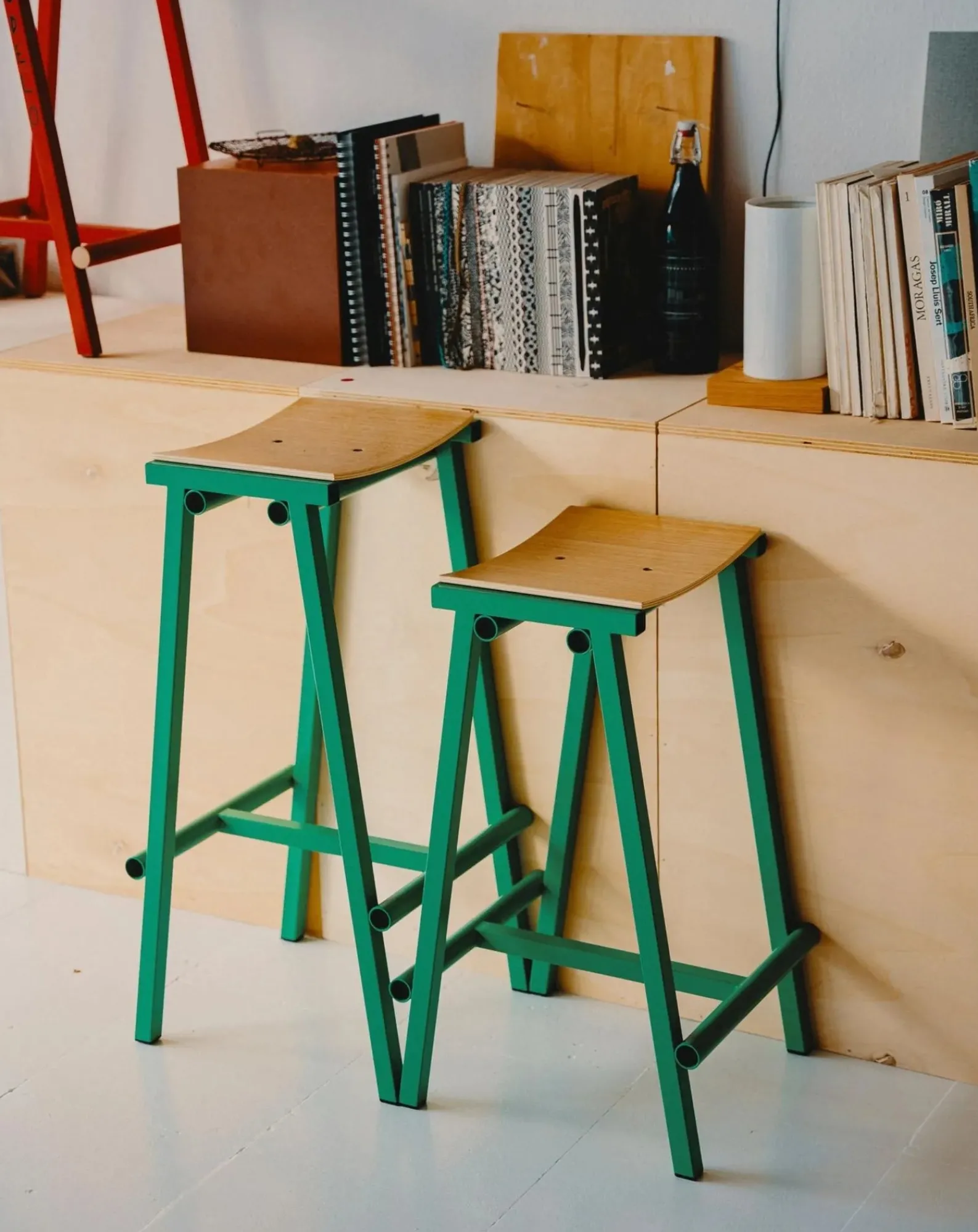 Hay Chaises, Tabourets-High stool 65 cm Taburete 8 Vert