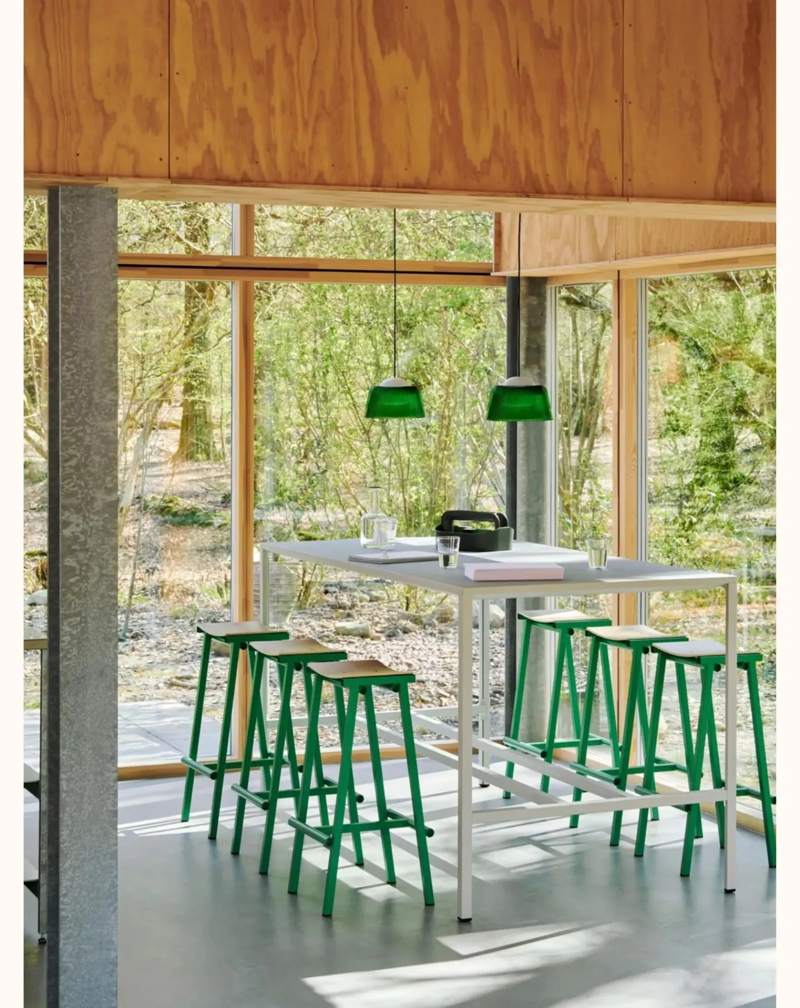Hay Chaises, Tabourets-High stool 75 cm Taburete 8 Vert