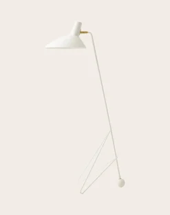 & Tradition Lampadaires-HM8 Tripod floor lamp, Hvidt & Mølgaard Blanc
