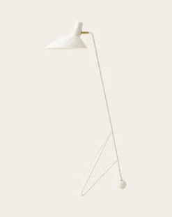 & Tradition Lampadaires-HM8 Tripod floor lamp, Hvidt & Mølgaard Blanc