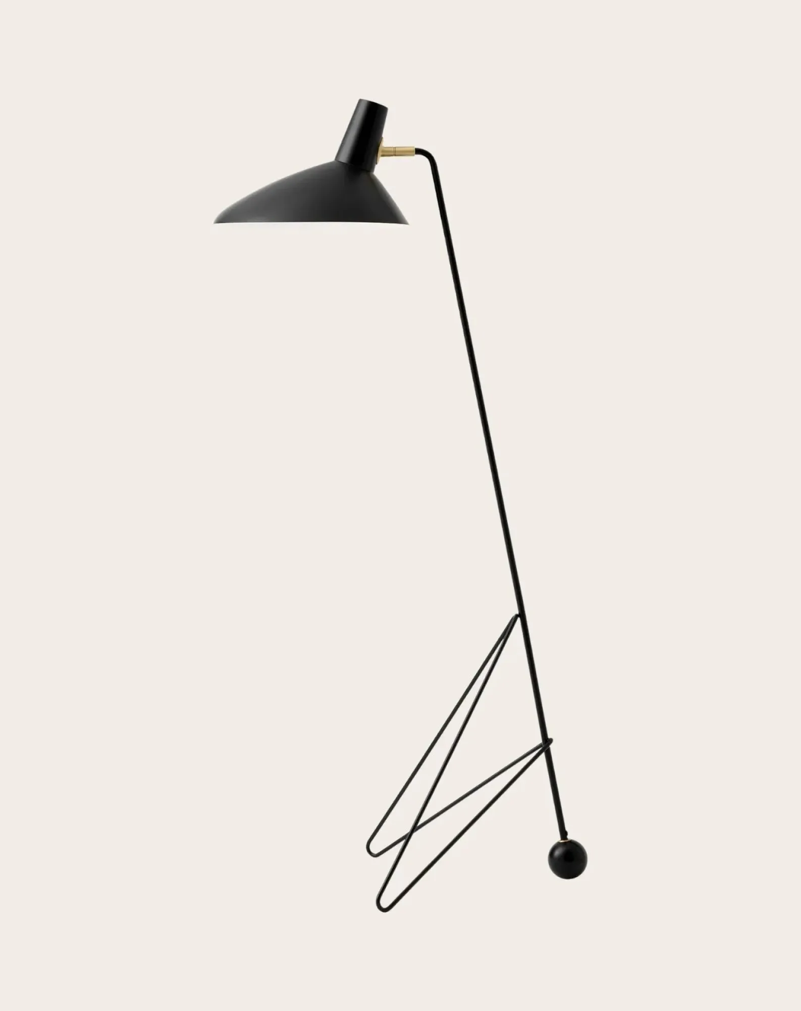 & Tradition Lampadaires-HM8 Tripod floor lamp, Hvidt & Mølgaard Noir