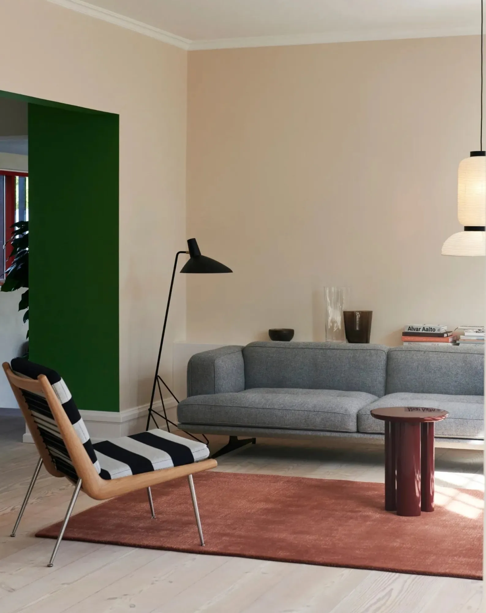 & Tradition Lampadaires-HM8 Tripod floor lamp, Hvidt & Mølgaard Noir