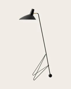 & Tradition Lampadaires-HM8 Tripod floor lamp, Hvidt & Mølgaard Noir