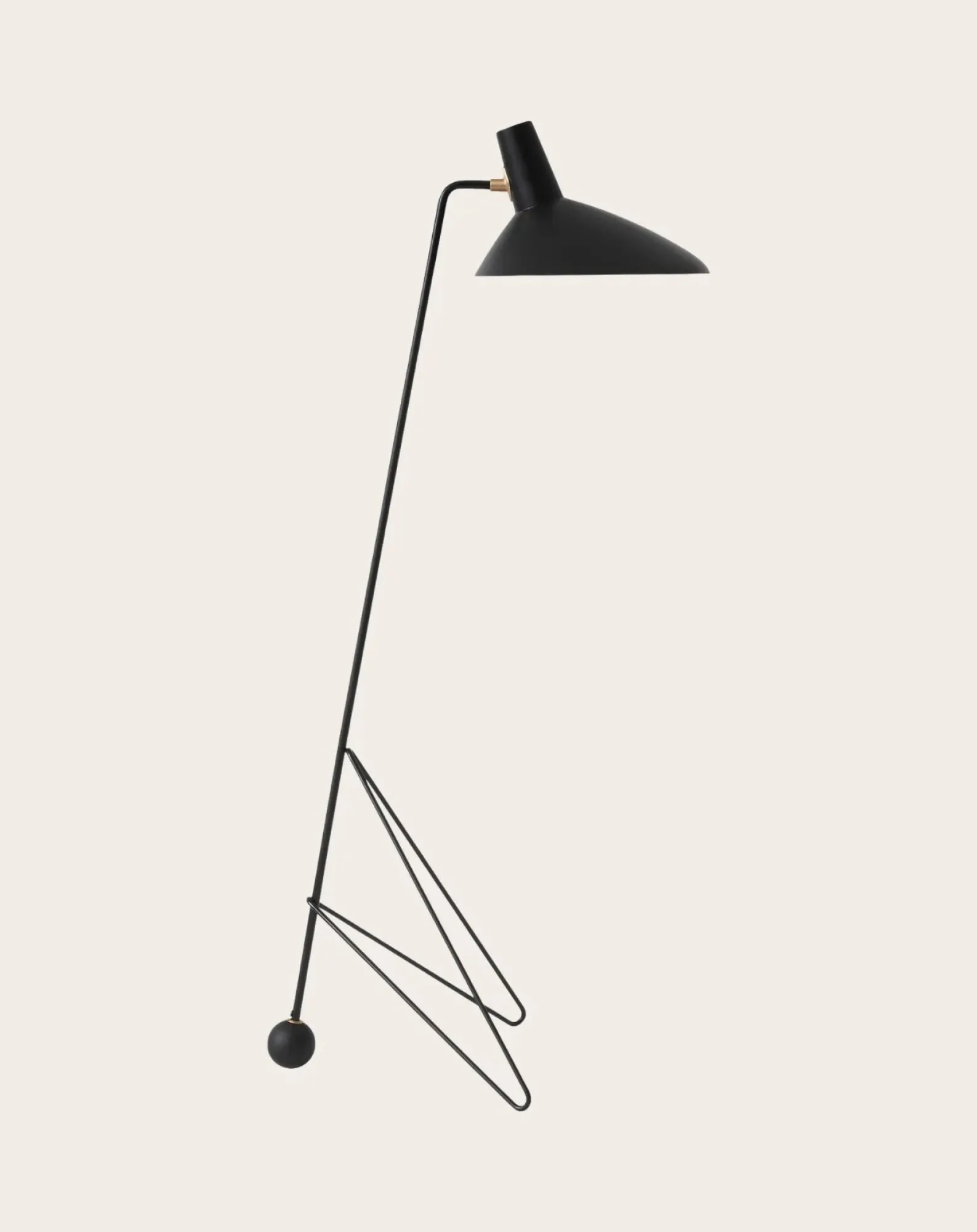 & Tradition Lampadaires-HM8 Tripod floor lamp, Hvidt & Mølgaard Noir