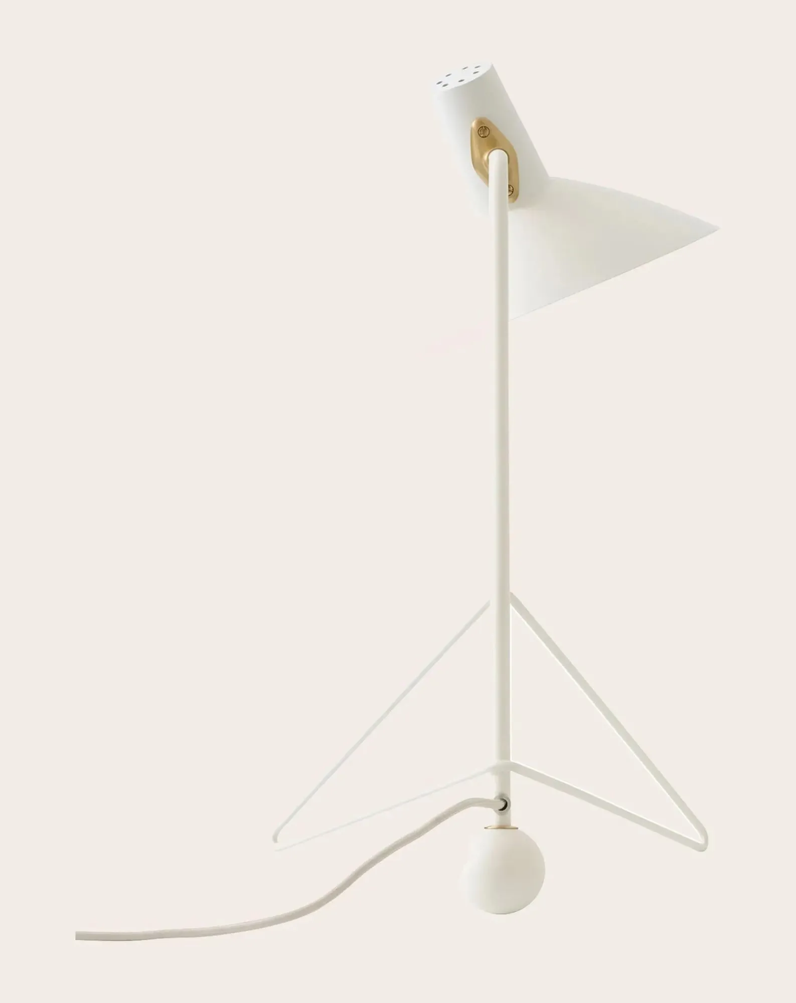 & Tradition Lampes À Poser-HM9 Tripod table lamp, Hvidt & Mølgaard Blanc