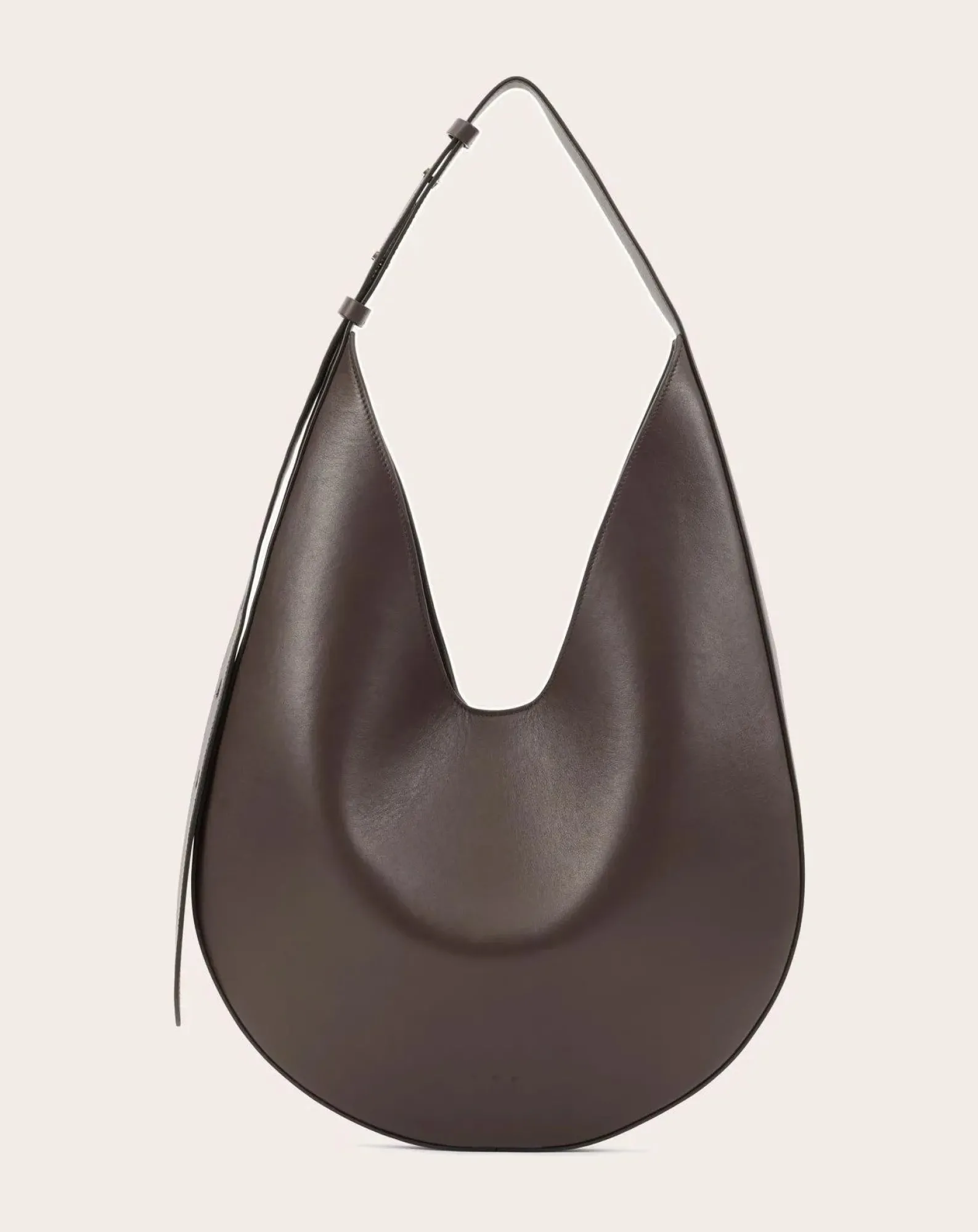 Aesther Ekme Sacs À Main-Hobo leather handbag Marron