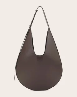 Aesther Ekme Sacs À Main-Hobo leather handbag Marron