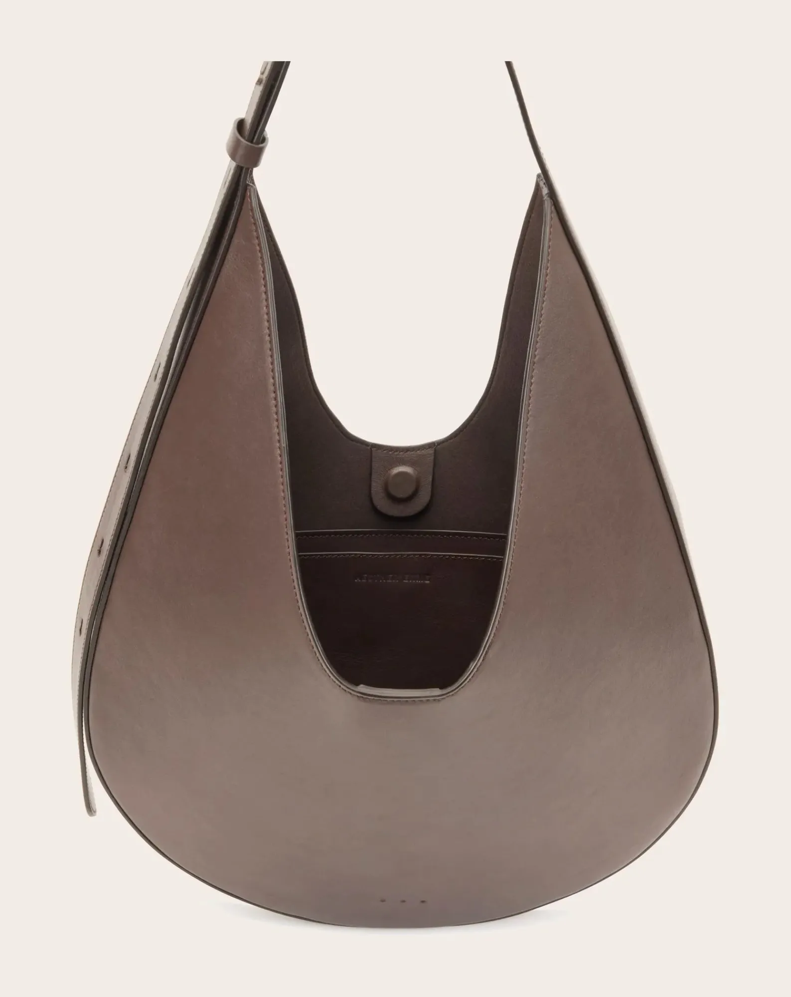 Aesther Ekme Sacs À Main-Hobo leather handbag Marron