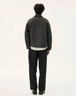 Noyoco Vestes, Manteaux-Holar Wool Jacket Anthracite