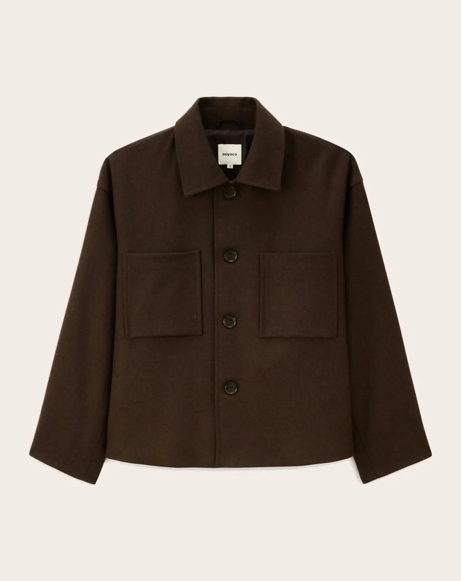 Noyoco Vestes, Manteaux-Holar Brown Wool Jacket Marron